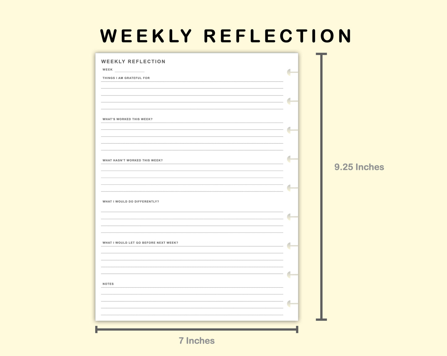 Classic HP Inserts - Weekly Reflection