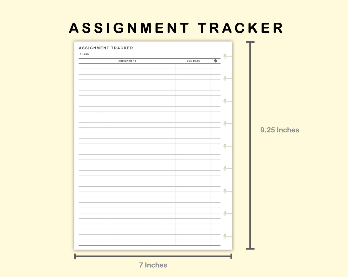 Classic HP Inserts - Assignment Tracker