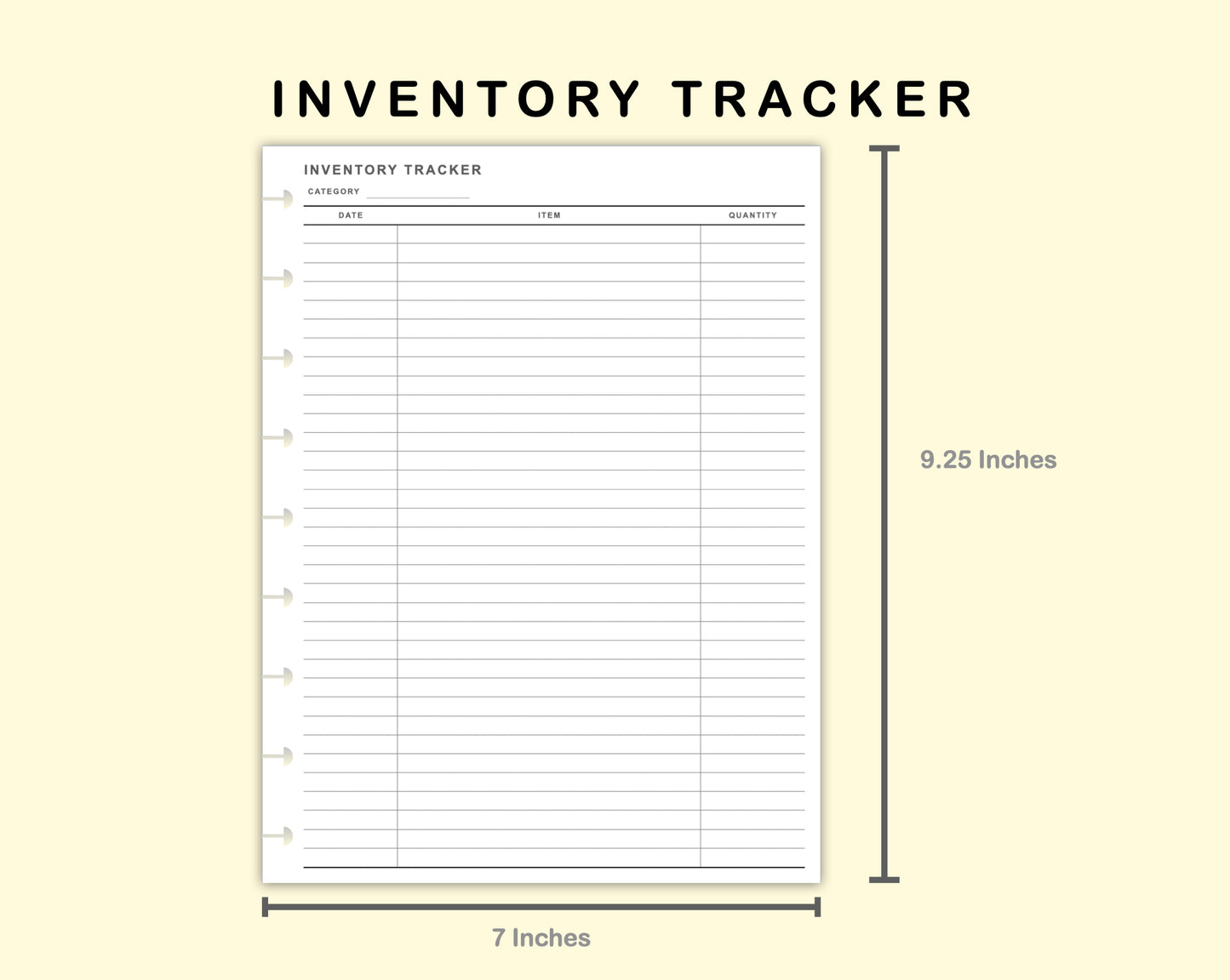 Classic HP Inserts - Inventory Tracker