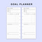 Skinny Classic HP Inserts - Goal Planner