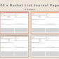 Digital Bucket List Journal - Neutral
